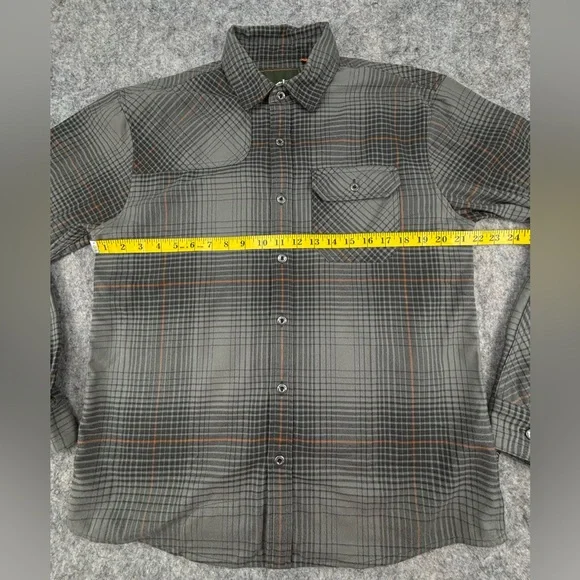Howler BrothersHarkers Flannel ShirtRoberts Plaid: CharcoalSize Medium